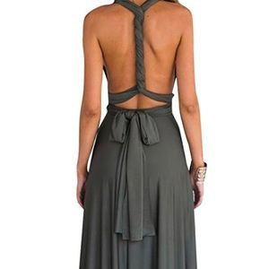 Convertible green dress